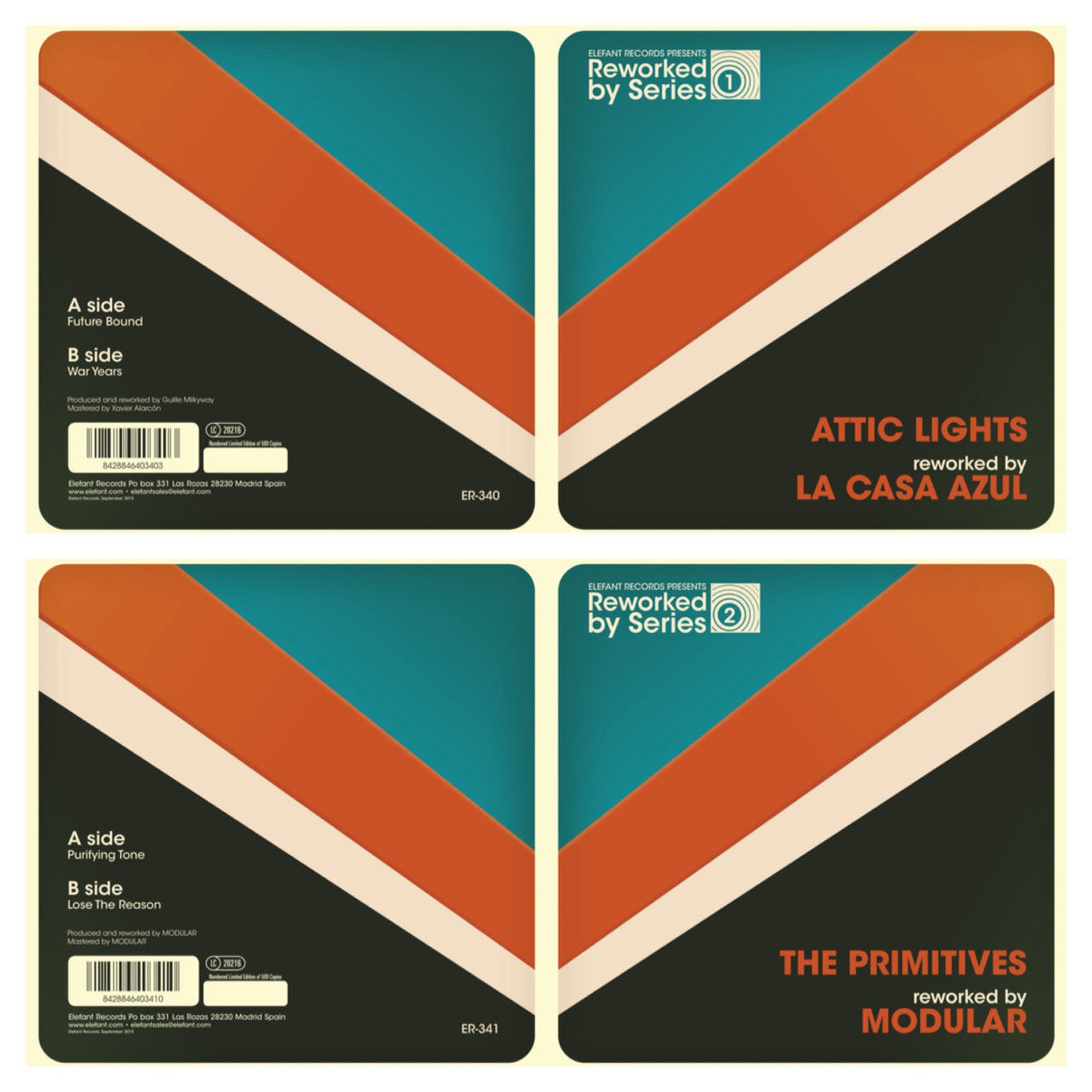 Imagen destacada de noticia: LA CASA AZUL-ATTIC LIGHTS, THE PRIMITIVES-MODULAR: "Reworked by Series" [Nueva Colección Elefant]